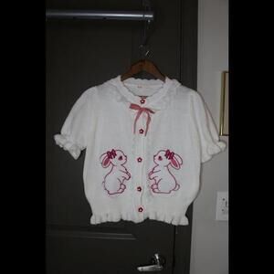 Romwe Bunny Cardigan – Sweet & Playful Style